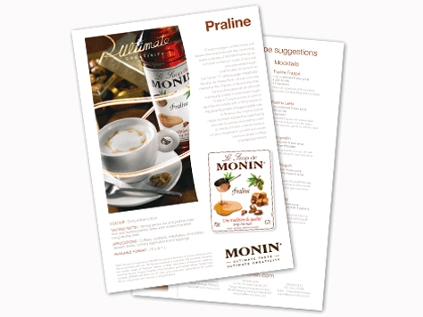 NEW MONIN Praline syrup !
