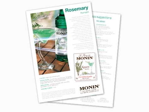 NEW MONIN Rosemary syrup !