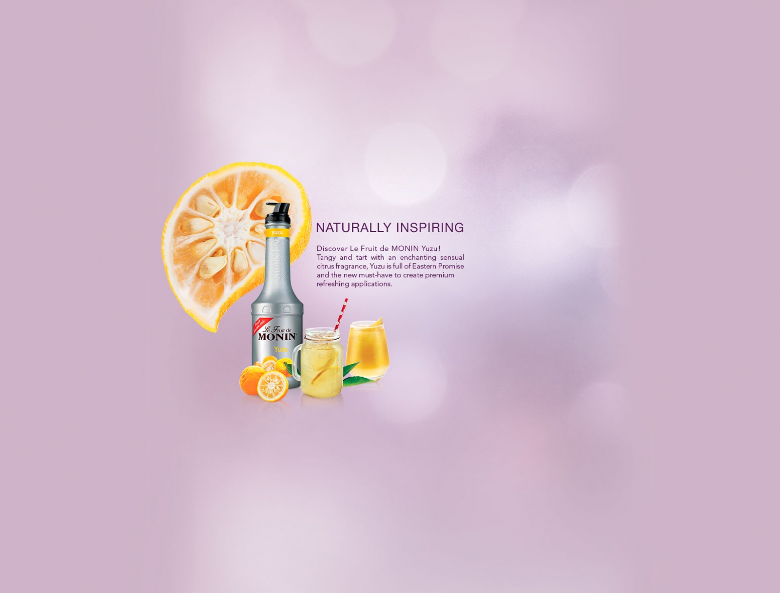 Yuzu cocktails MONIN