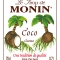 MONIN Coconut syrup label