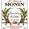 MONIN Pure Cane Sugar syrup label